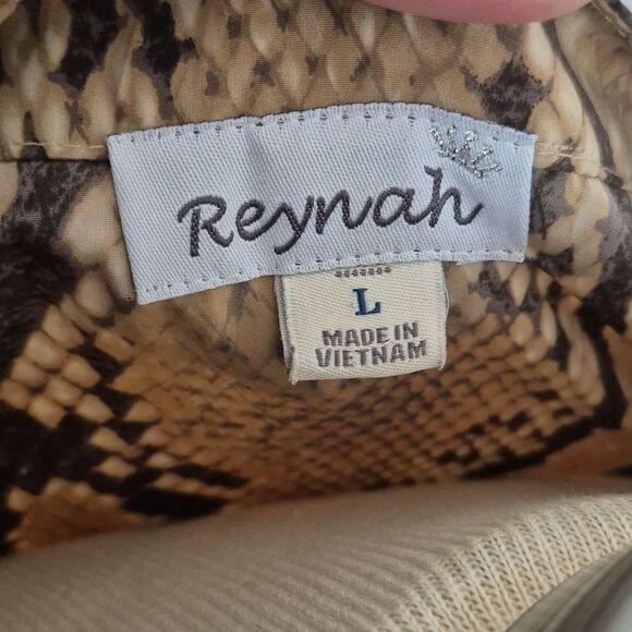 Snake Print Tan and Black Dress - Picture 2 of 16